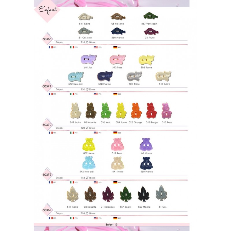 Stephanoise M60375 - BOUTON OURS