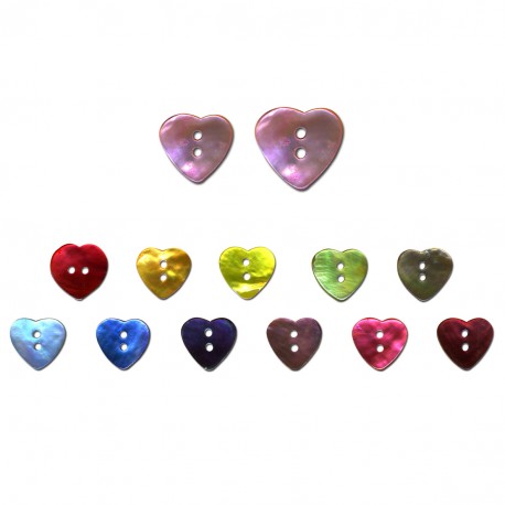 stephanoise M60550 - BOUTONS NACRE COEUR