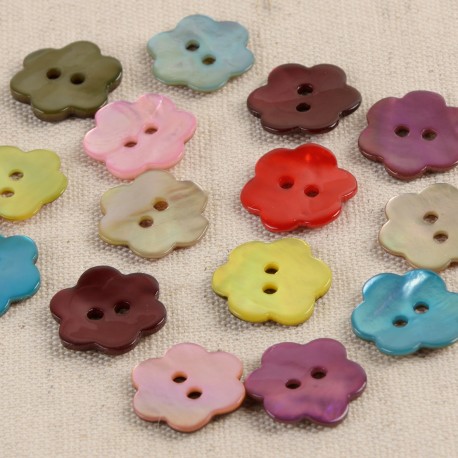 stephanoise M60552 - BOUTONS NACRE FLEUR