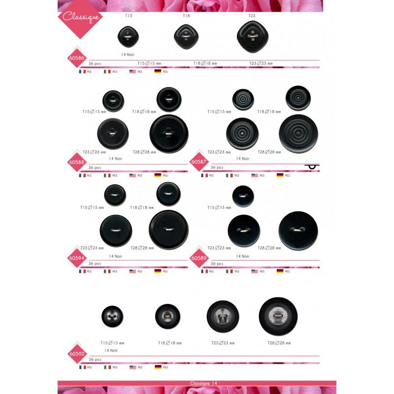 Stephanoise M60592 - BOUTON CENTRE NACRÉ 2 TROUS