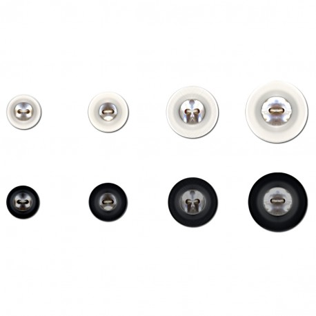 stephanoise M60592 - BOUTON CENTRE NACRÉ 2 TROUS