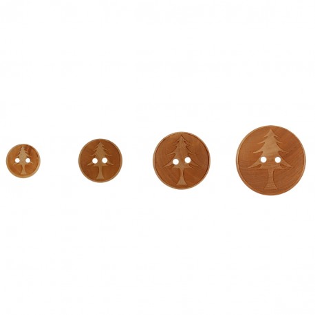 stephanoise M60593 - BOUTON BOIS SAPIN 2 TROUS