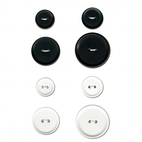 stephanoise M60594 - BOUTON ROND REBORD 2 TROUS