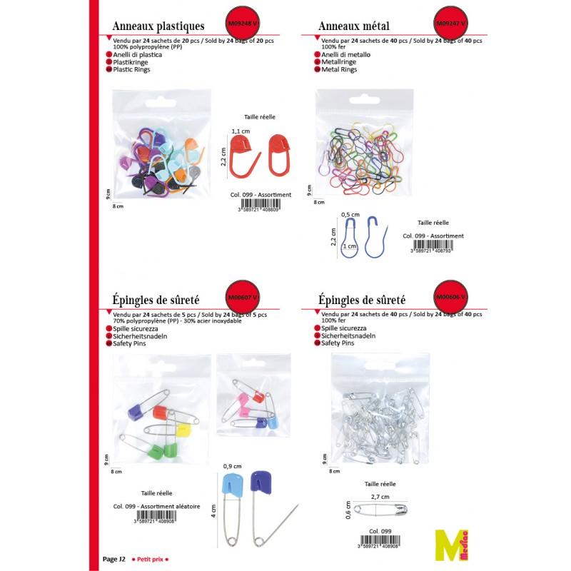 Stephanoise M606 - EPINGLES SURETE *40PCS