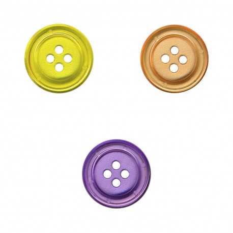 stephanoise M60625 - BOUTON CLOWN TRANSPARENT