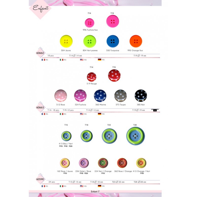 Stephanoise M60663 - BOUTON POIS CULOT