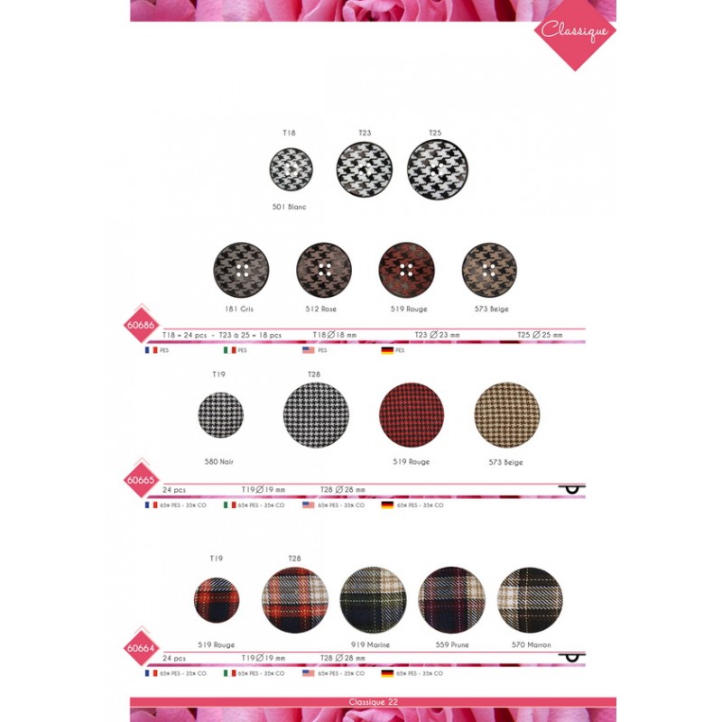 Stephanoise M60664 - BOUTON ECOSSAIS