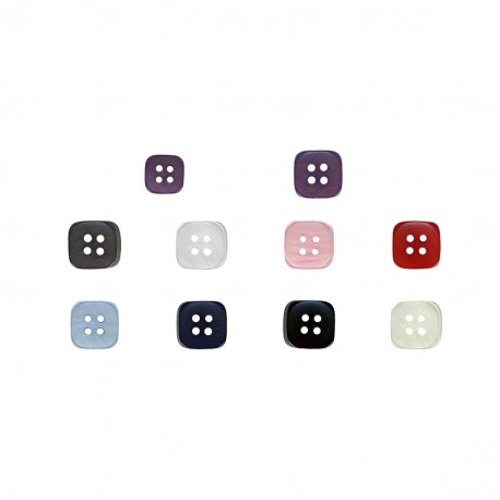 stephanoise M60672 - BOUTON CHEMISE CARRÉ 4 TROUS