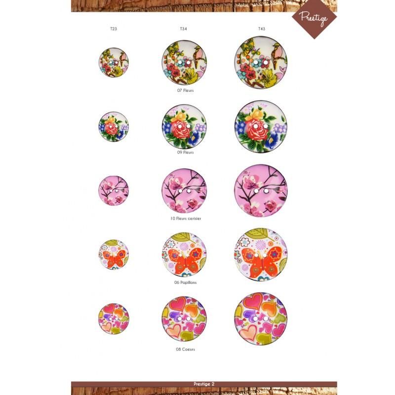 Stephanoise M60679 - BOUTON COCO DÉCORÉ