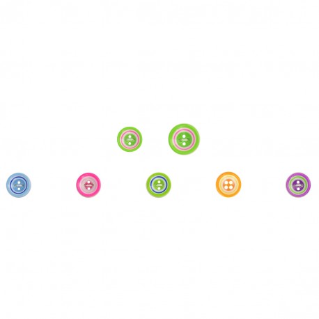 stephanoise M60682 - BOUTON BICOLORE 4 TROUS