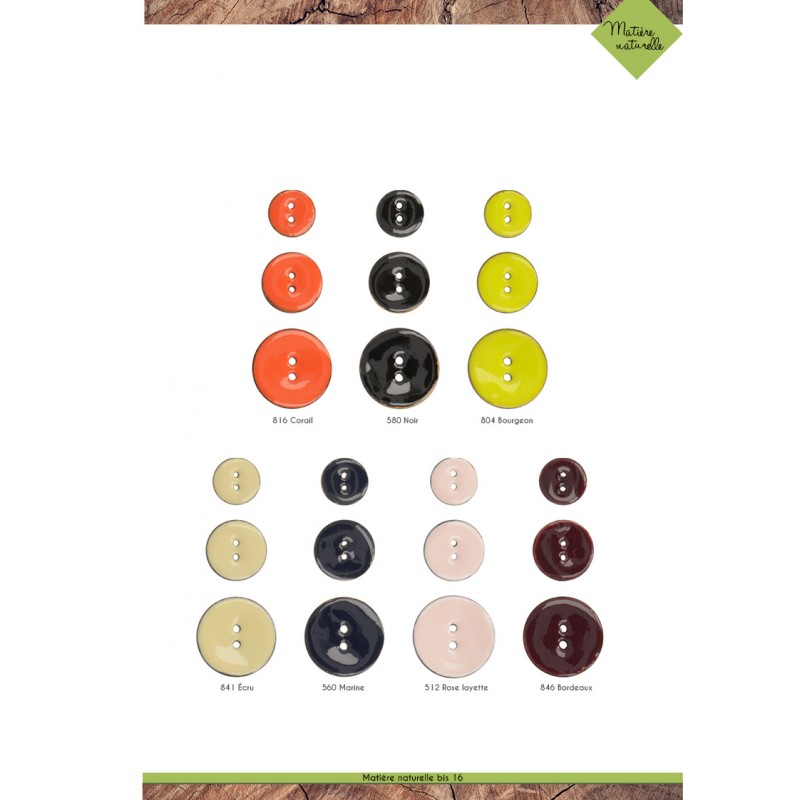 Stephanoise M60687 - BOUTON COCO COULEUR