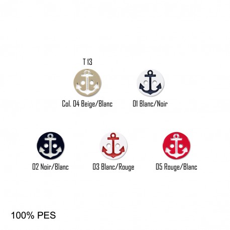 stephanoise M60692 - BOUTON 2 TROUS ANCRE