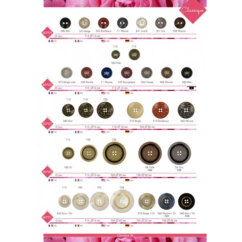 Stephanoise M60702 - BOUTON COURONNE