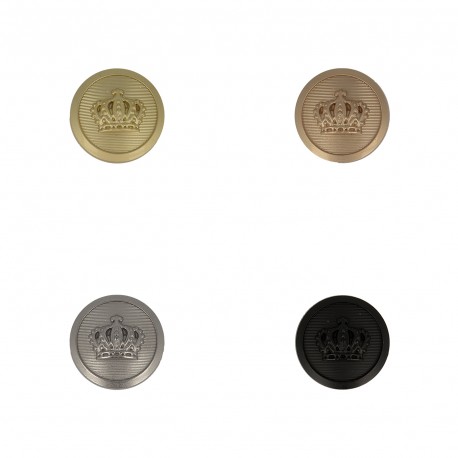 stephanoise M60784 - BOUTON METAL COURONNE