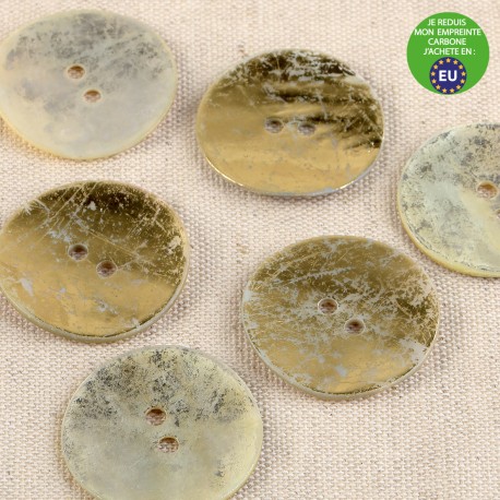 Stephanoise M60799 - BOUTONS NACRE OR/ARGENT