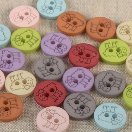 stephanoise M60804 - BOUTON 2 TROUS MOUTON