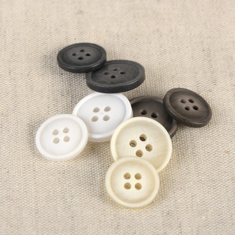 stephanoise M60815 - BOUTON BIO RÉSINE 4 TROUS