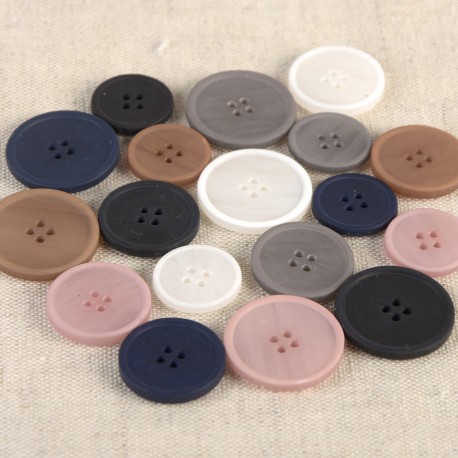 stephanoise M60819 - BOUTON BIO RÉSINE 4 TROUS