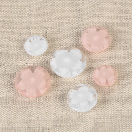 Stephanoise M60830 - BOUTON TUNNEL FLEUR