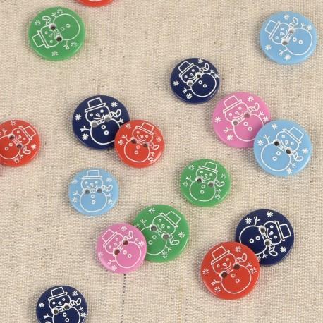 stephanoise M60838 - BOUTON 2 TROUS BONHOMME