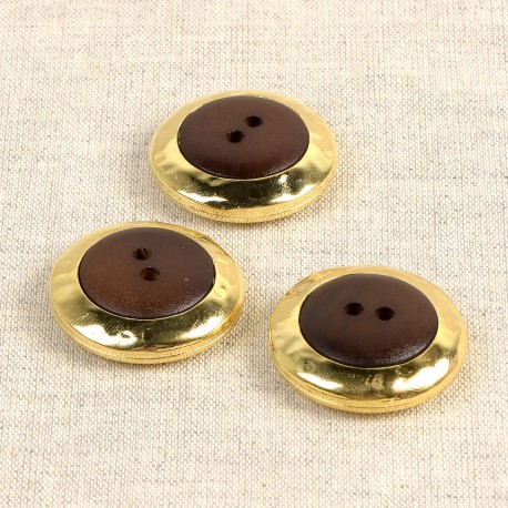 Stephanoise M60856 - BOUTON BOIS 2 TROUS