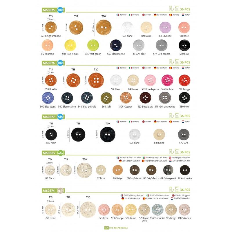 Stephanoise M60876 - BOUTONS BOUTEILLES RECYCLÉES