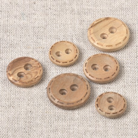 stephanoise M60884 - BOUTON BOIS TIRETS 2 TROUS