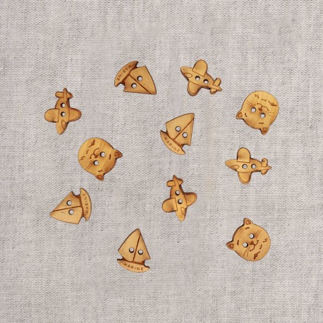 stephanoise M60887 - BOUTONS BOIS ENFANTS