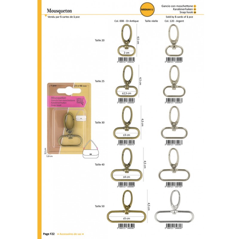 Stephanoise M644 - MOUSQUETON *1P