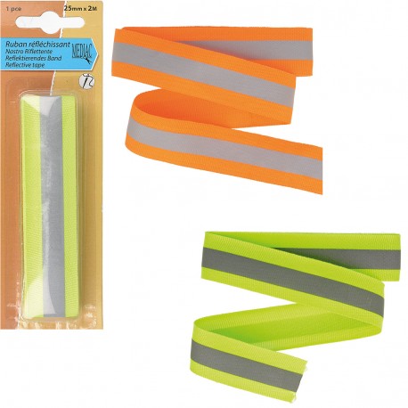 stephanoise M65012 - RUBAN RÉFLÉCHISSANT 25MM*2M