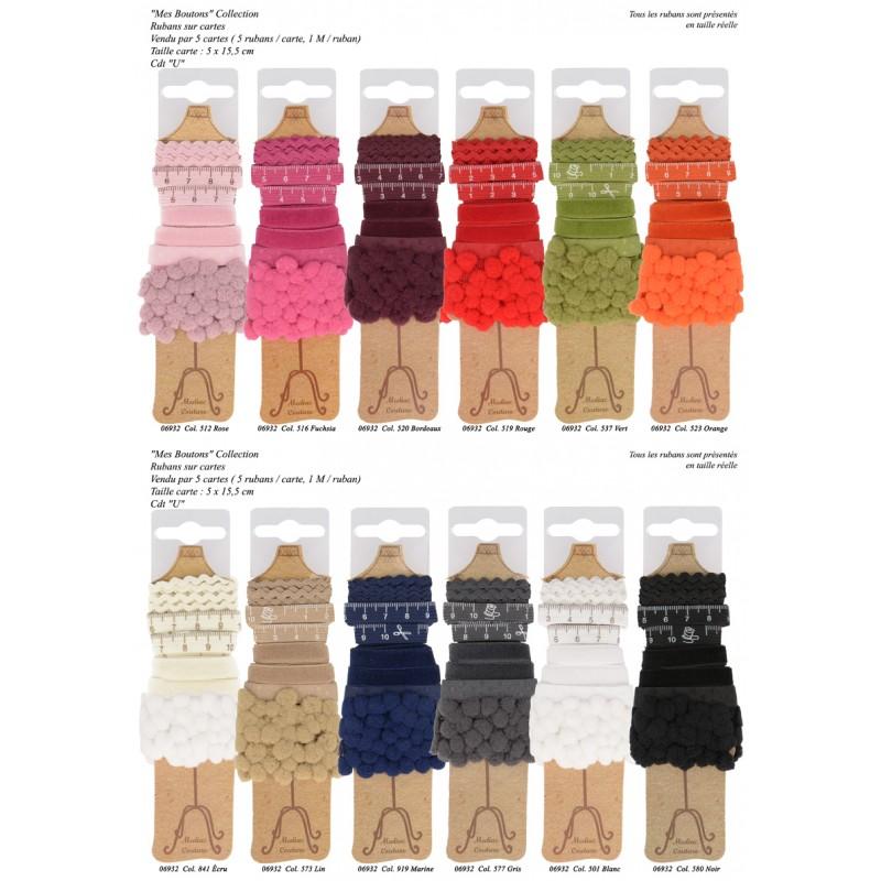 Stephanoise M6932 - RUBAN SUR CARTE MANNEQUIN