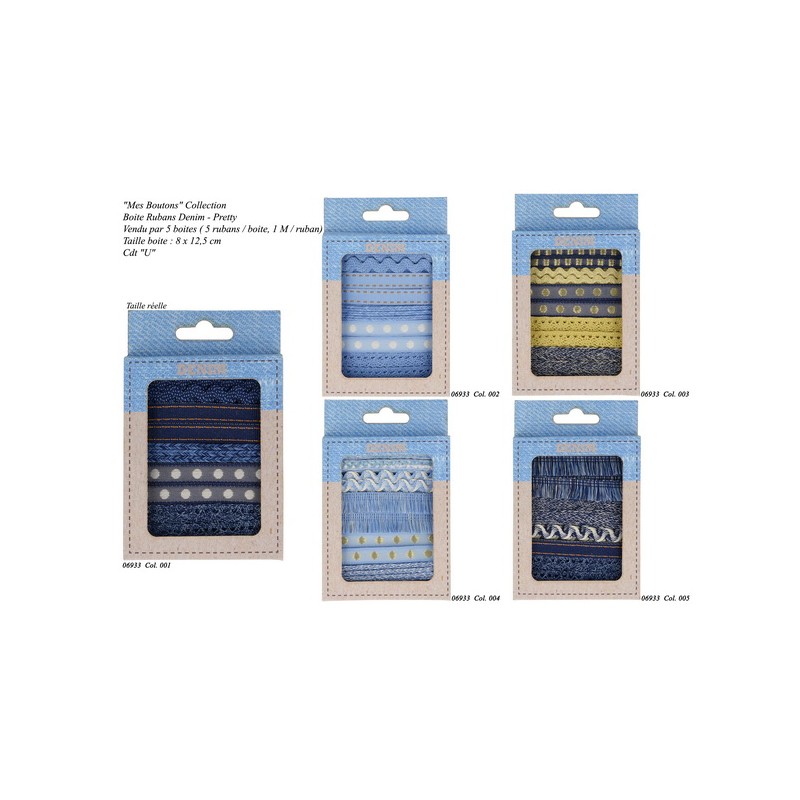 Stephanoise M6933 - RUBAN DENIM-PRETTY /BOITE