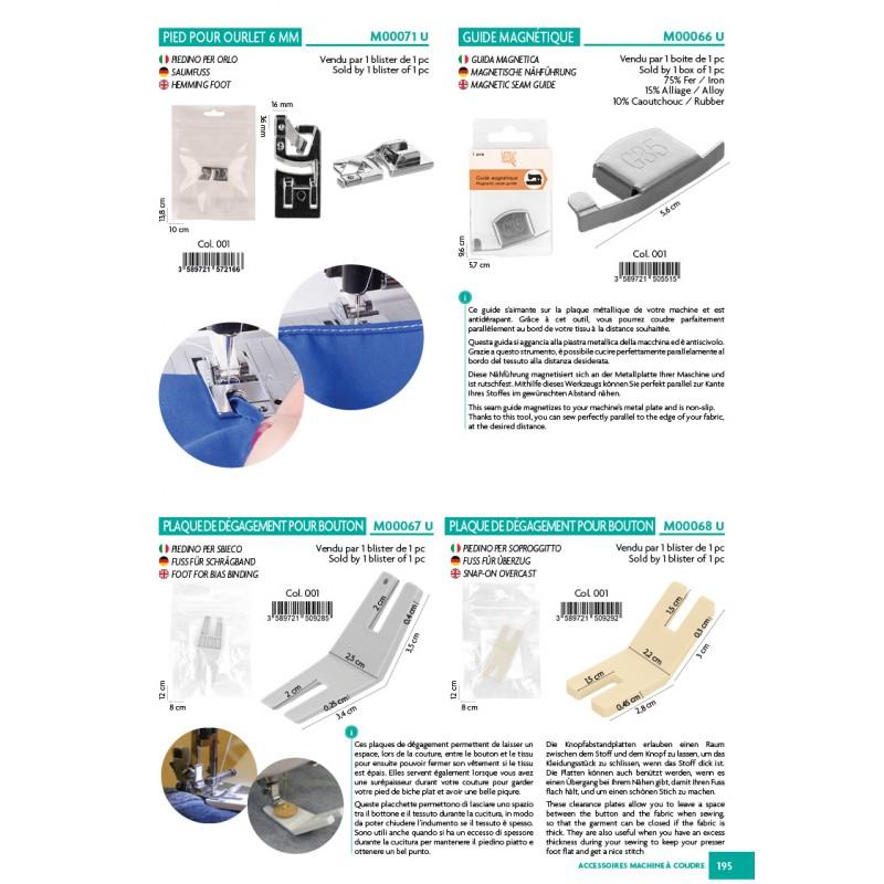 Stephanoise M71 - PIED POUR OURLET 6MM