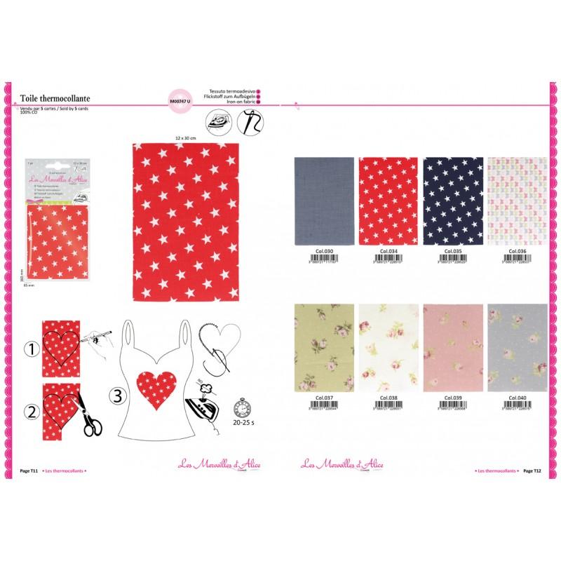 Stephanoise M747 - TOILE THERMOCOLANTE 12X30CM*1