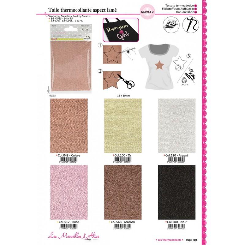 Stephanoise M763 - COUPON LAME THER 12X30CM