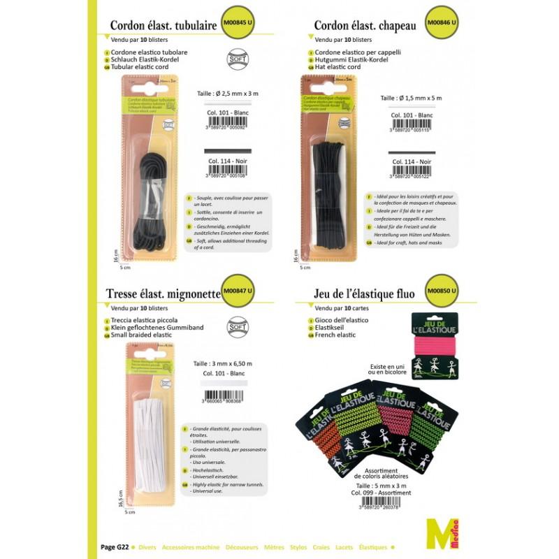 Stephanoise M847 - TRESSE ELASTIQUE MIGNONETTE