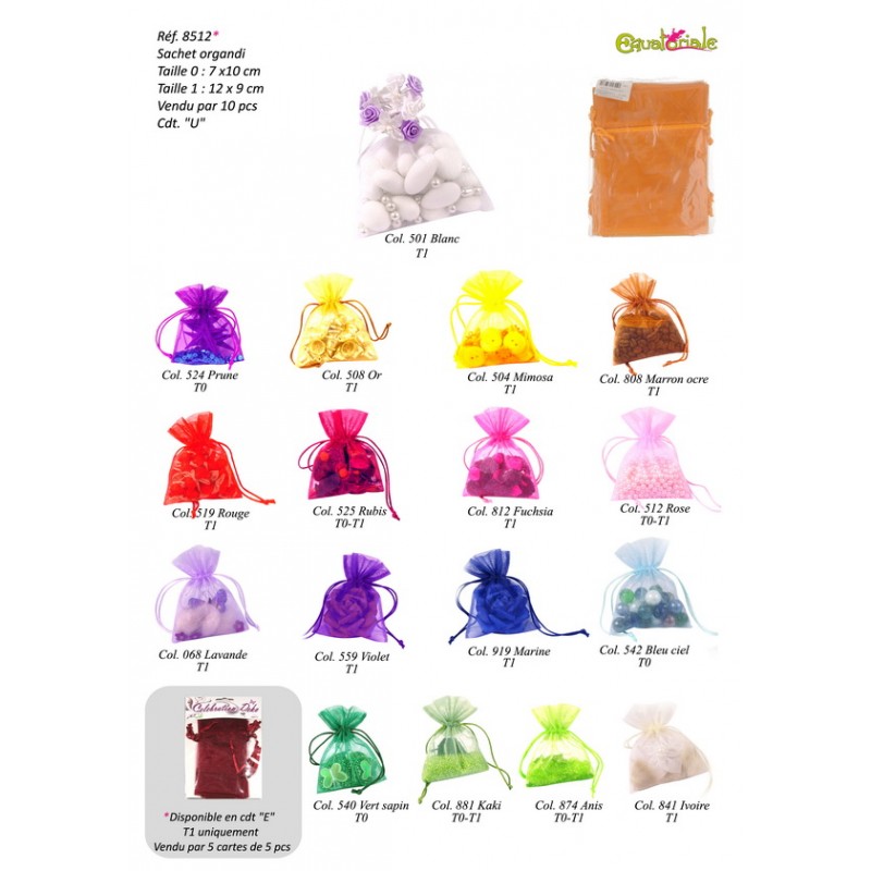 Stephanoise M8512 - SACHET "ORGANDI"