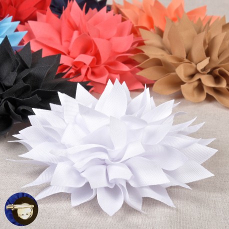 stephanoise M8927 - FLEUR PIVOINE BROCHE 14CM