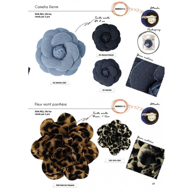 Stephanoise M8931 - FLEUR MOTIF PANTHERE