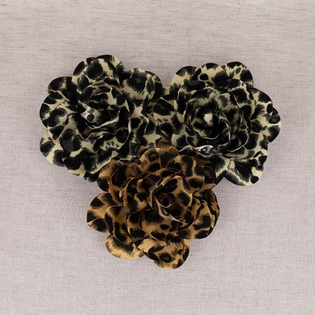 Stephanoise M8931 - FLEUR MOTIF PANTHERE