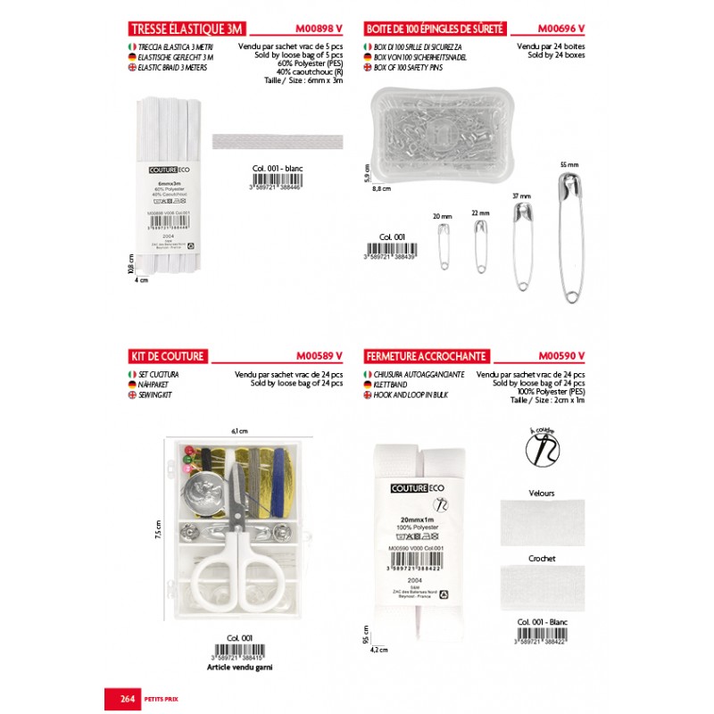 Stephanoise M898 - TRESSE ELASTIQUE 3METRES