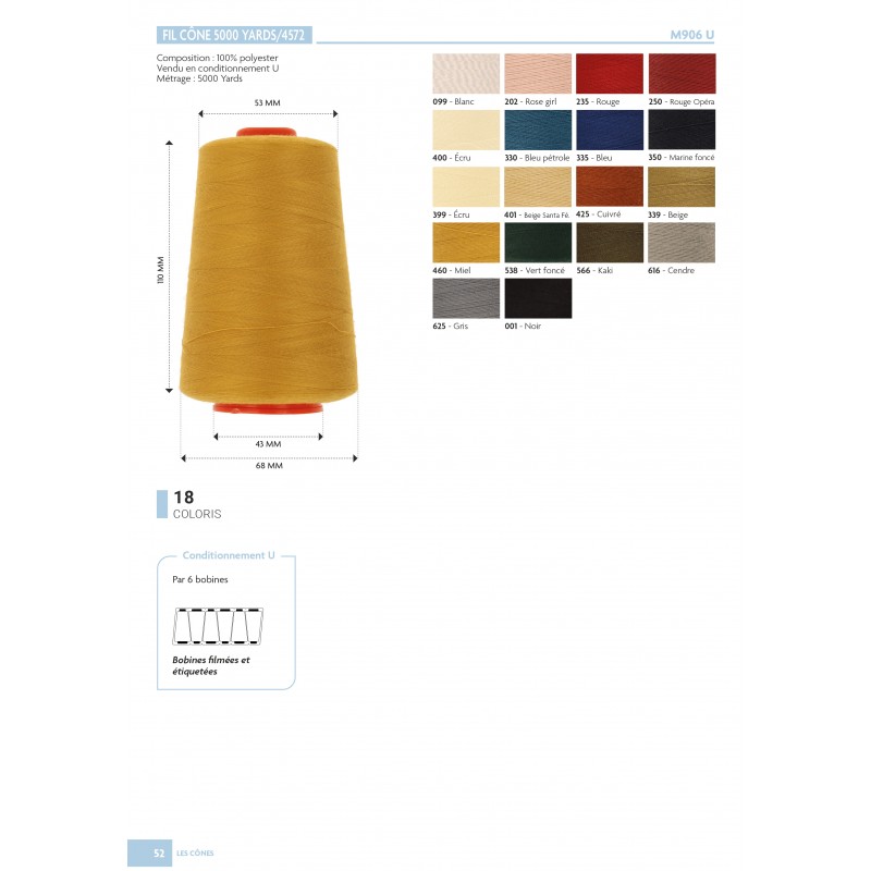Stephanoise M906 - CÔNE FILS 5000 YARDS/4572METRES