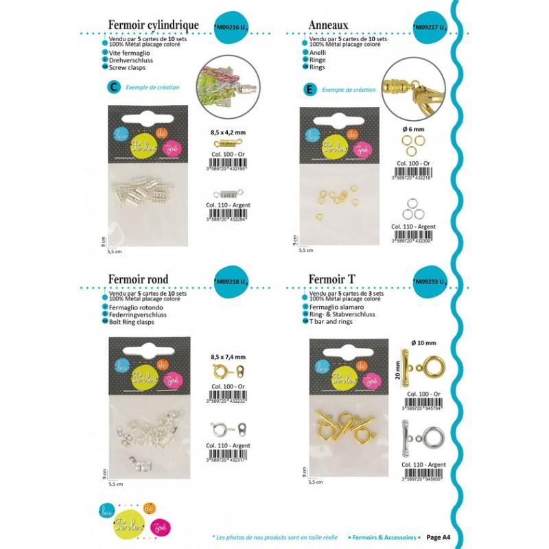 Stephanoise M9216 - FERMOIR CYLINDRIQUE *10P