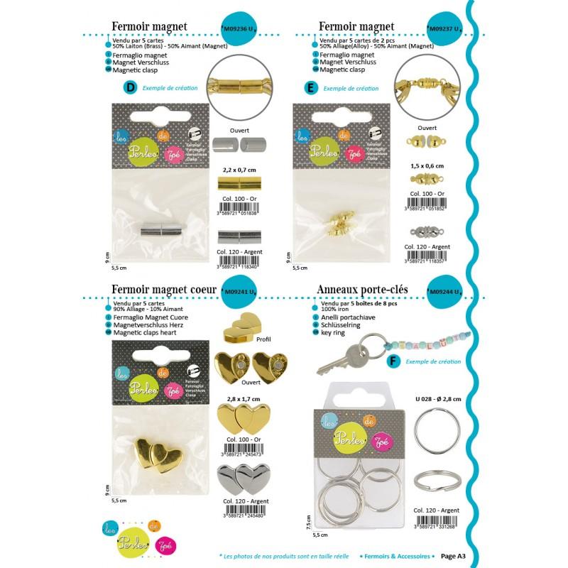 Stephanoise M9244 - ANNEAUX PORTE-CLÉS *8PCS