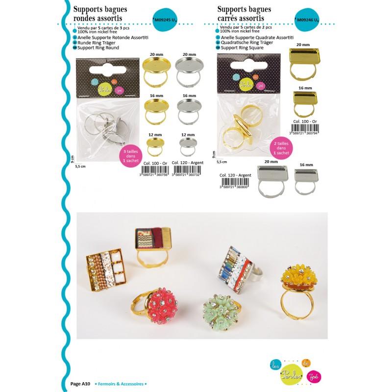 Stephanoise M9245 - SUPPORTS BAGUE ROND 12/16 20*3