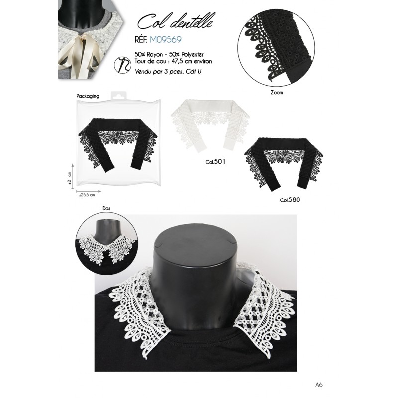 Stephanoise M9570 - COL DENTELLE