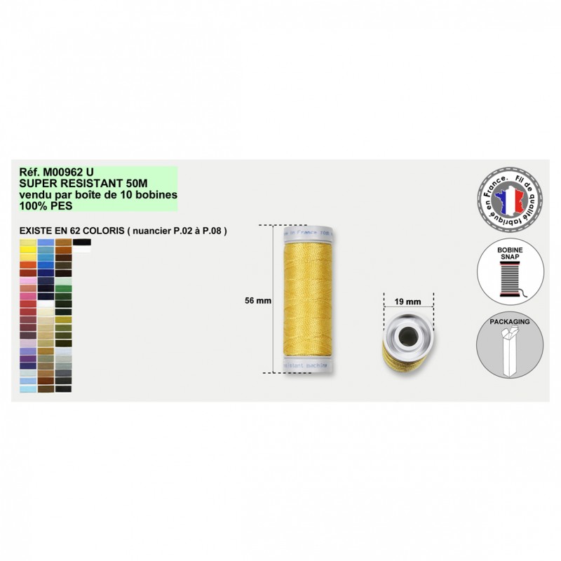 Stephanoise M962 - FIL SUPER RESISTANT 50M
