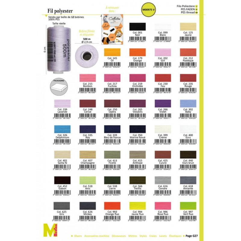 Stephanoise M975 - FIL 500 MT POLYESTER