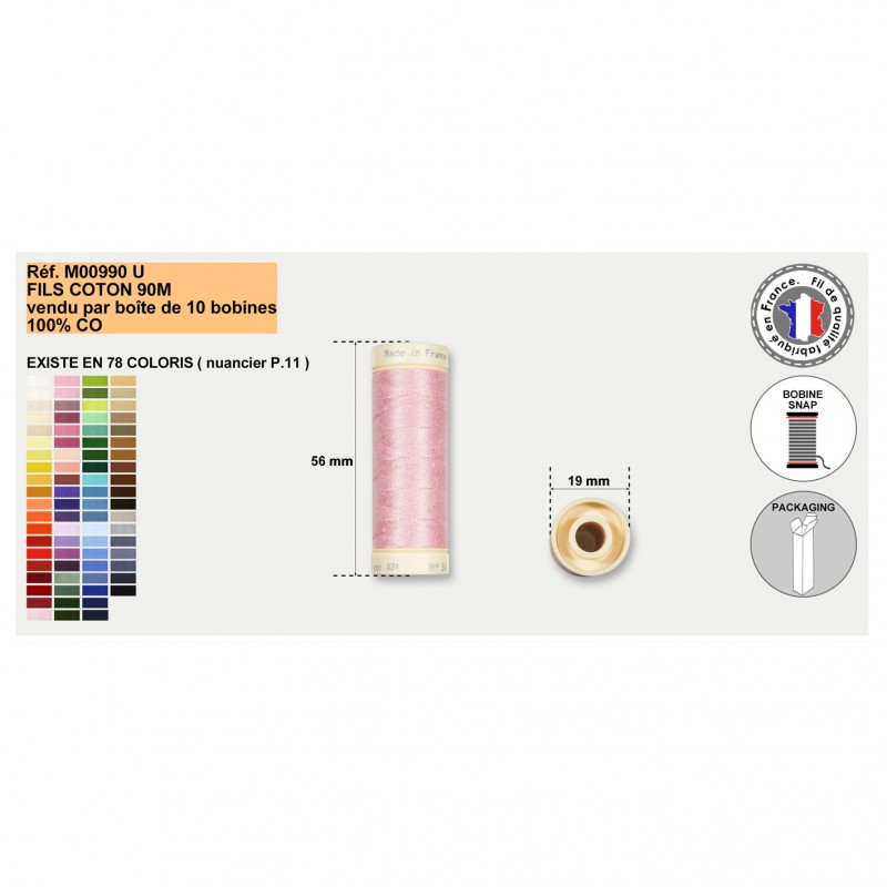 Stephanoise M990 - FIL COTON *90M