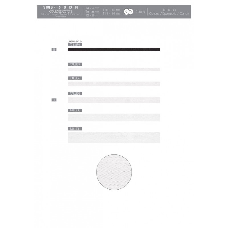 Stephanoise S101 - COULISSE COTON